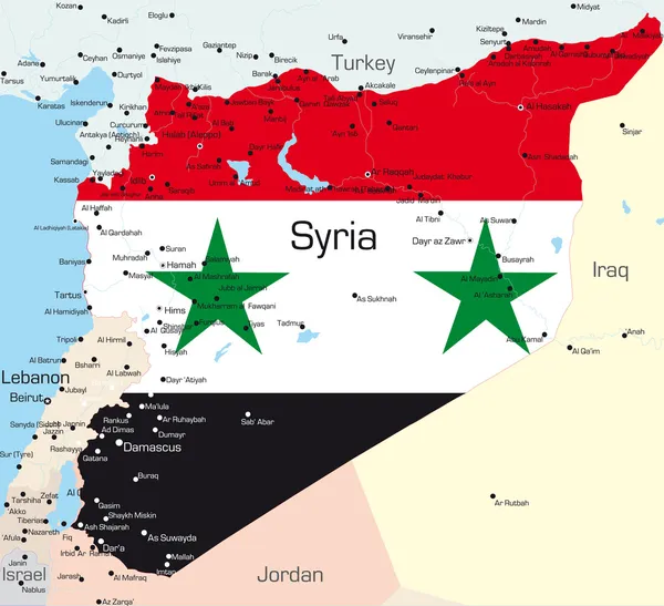 Syrie — Image vectorielle
