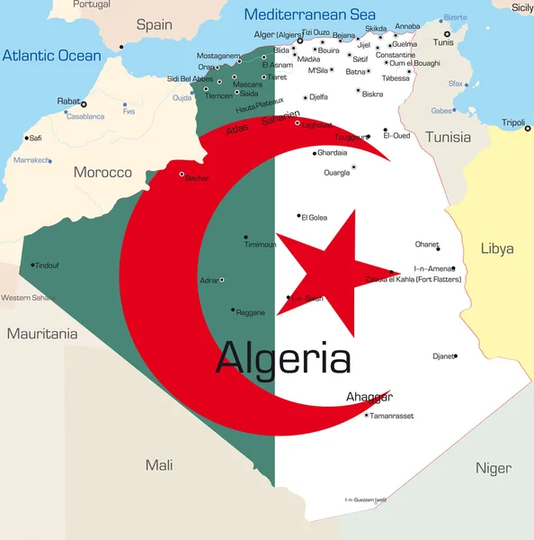 Algeria — Stock Vector