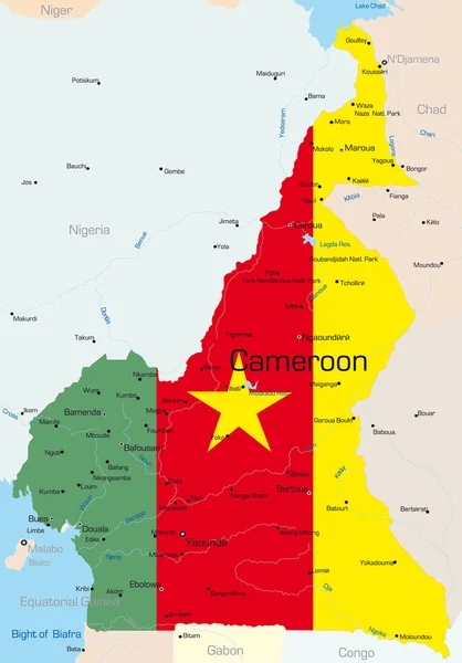 Camerún — Archivo Imágenes Vectoriales
