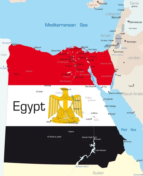 Egypt — Stockový vektor