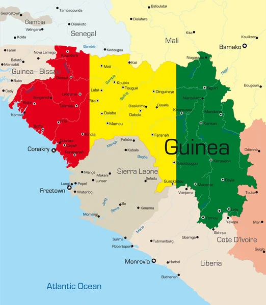 ギニア — ストックベクタ