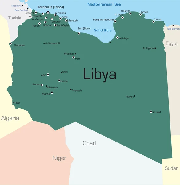 Lybia — Stock Vector