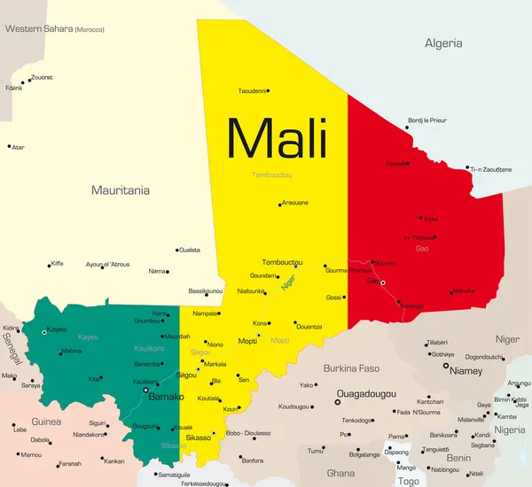 Mali — Stockvektor