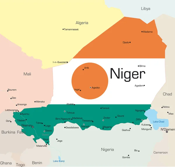 Niger — Stock vektor