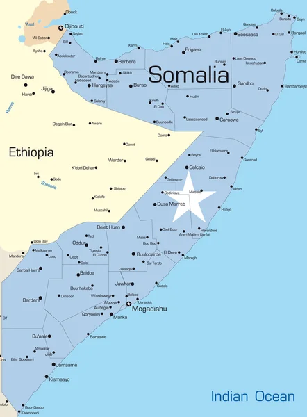 Somalía — Vector de stock