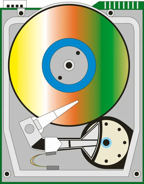 硬盘驱动器 — 图库矢量图片