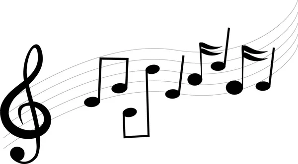 Векторная музыка — стоковый вектор