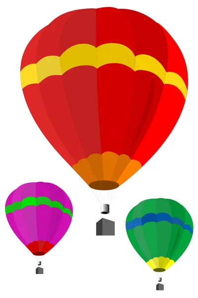 Sıcak hava balonu — Stok Vektör