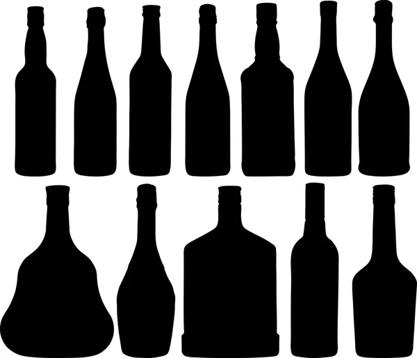 Různé lahve — Stockový vektor