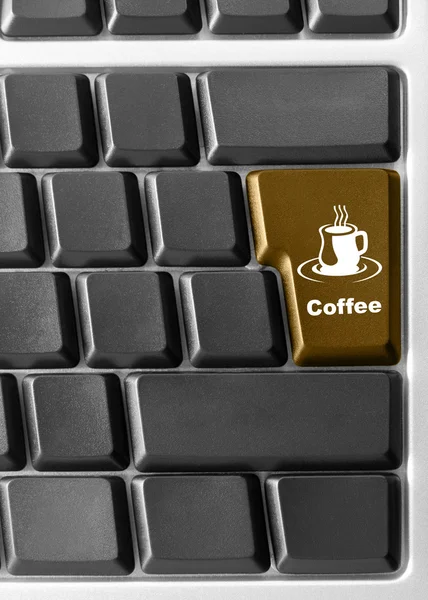 "Coffee" key — Stock Photo, Image