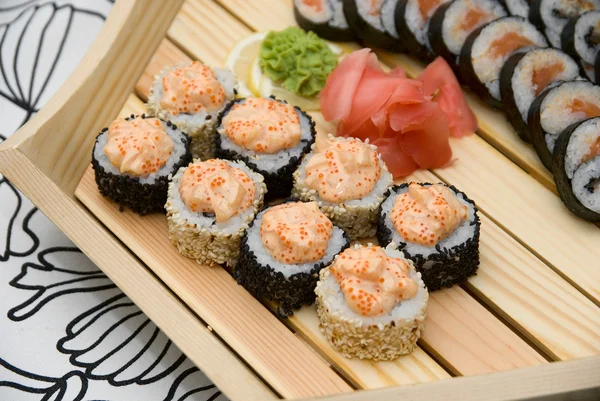 No bar de sushi — Fotografia de Stock