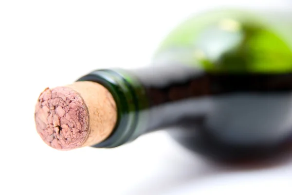 Közelkép az üveg vörös bort — Stock Fotó