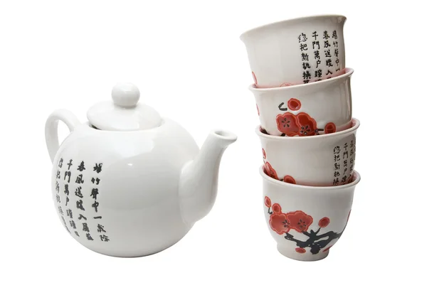 Τσάι-πράγματα σε ασιατικό στυλ — Φωτογραφία Αρχείου
