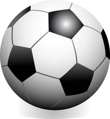 Soccer game ball clipart