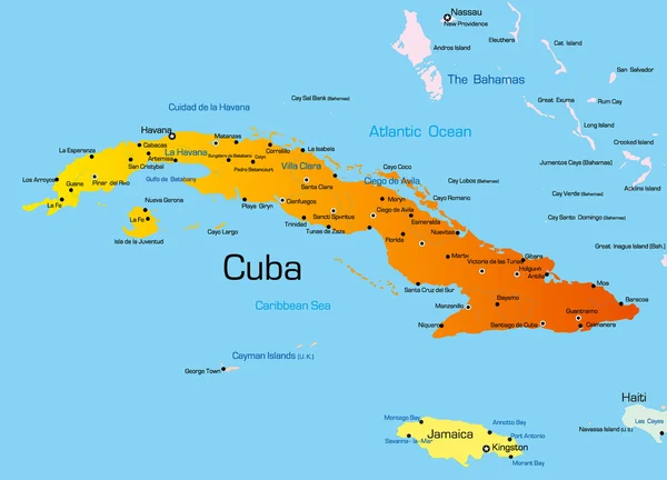 Kuba — Stock vektor