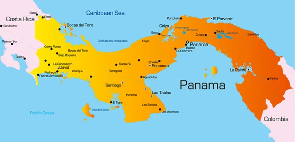 Panamá — Vector de stock