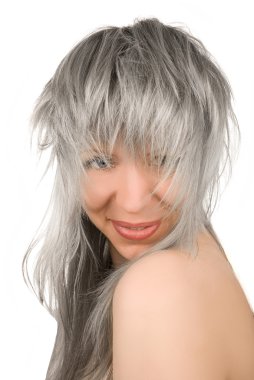 Silver girl clipart