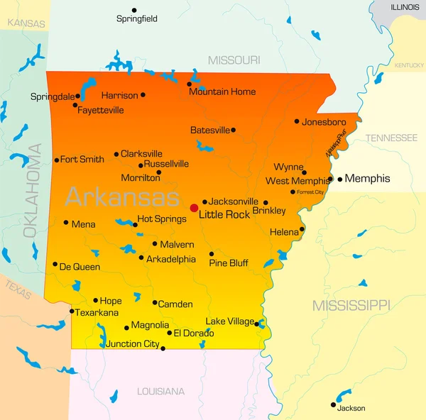 Арканзас — стоковый вектор