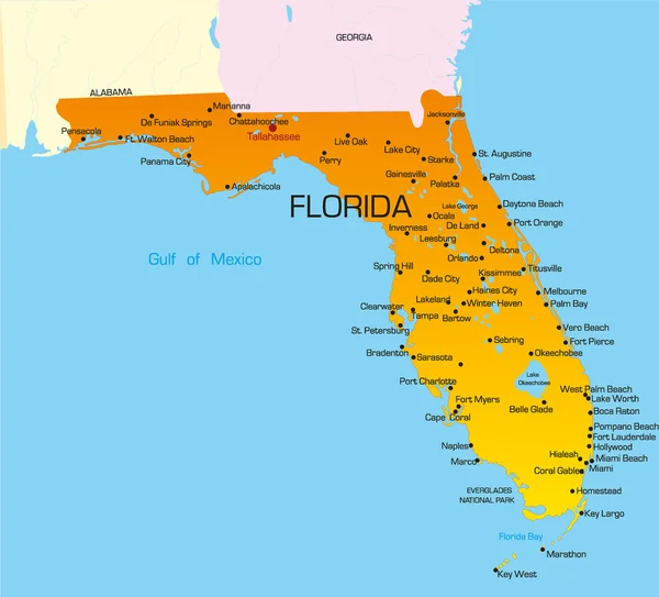 Florida — Stockový vektor