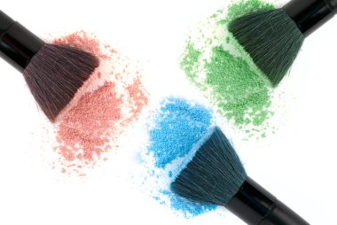 Three color powder clipart