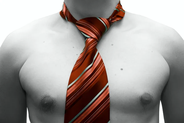 Cravatta sul collo — Foto Stock