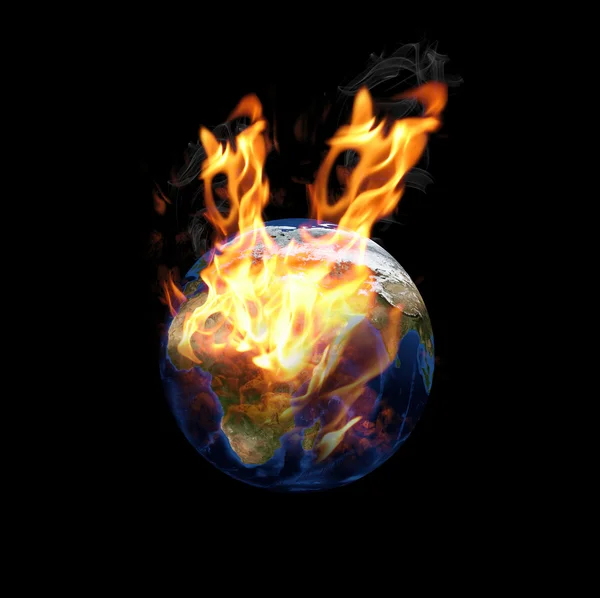 stock image Global fire problem