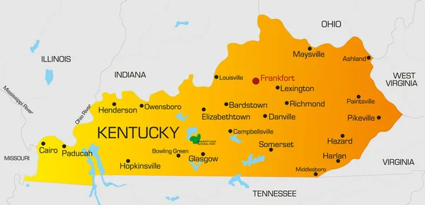 Kentucky Ordförande — Stock vektor
