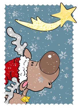 Christmas night clipart