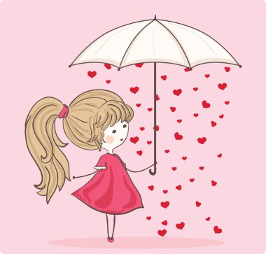 Love rain clipart