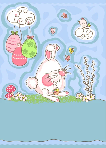 Easter greeting card — Stock Vector