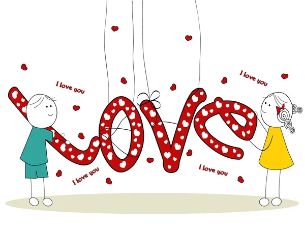 Amène-toi mon amour — Image vectorielle