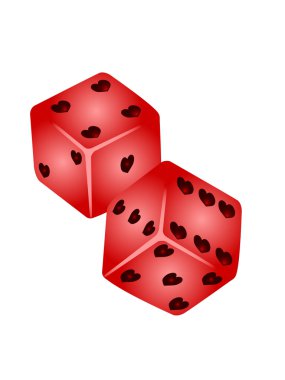 Love dices clipart