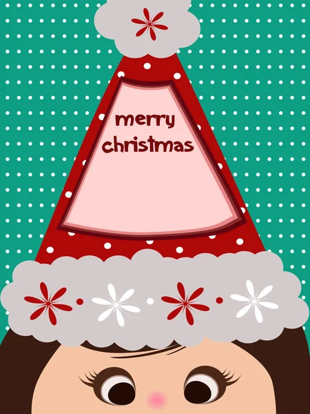 Carte de Noël drôle — Image vectorielle