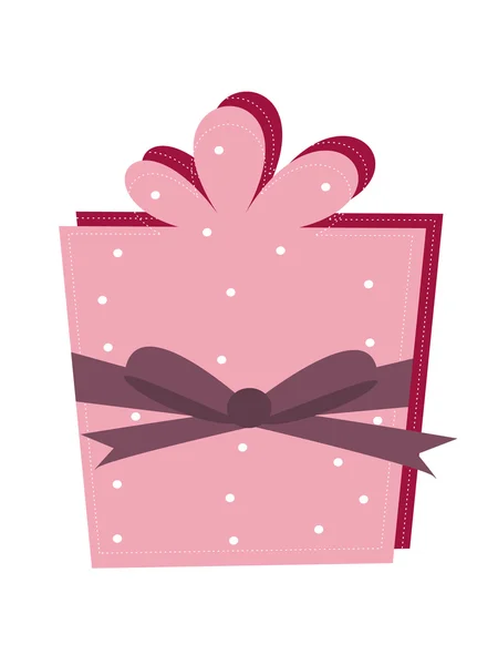 Illustration of isolated gift — Stock Vector
