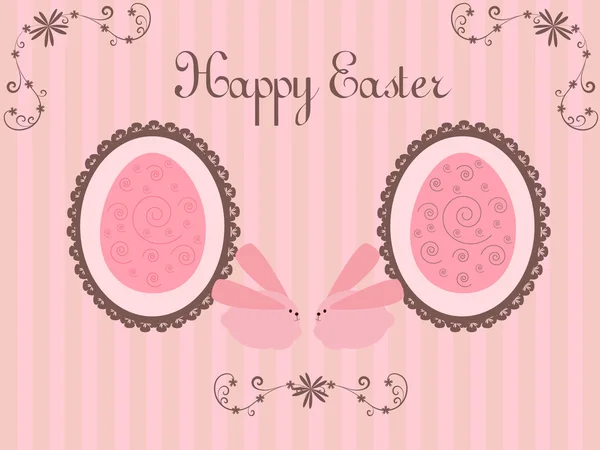 Easter vintage background - horizontal — Stock Vector