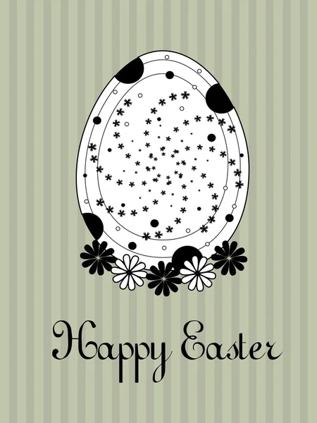 Vintage easter card — Stock Vector