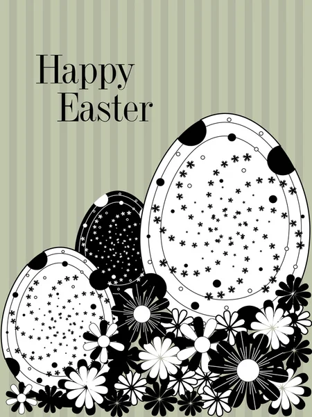 Vintage easter card — Stock Vector