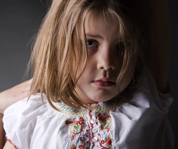 stock image Sad little girl