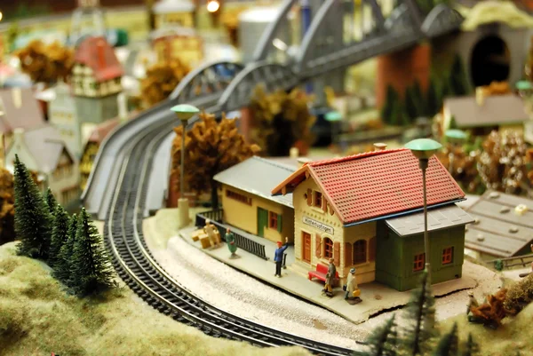 stock image Toy railway