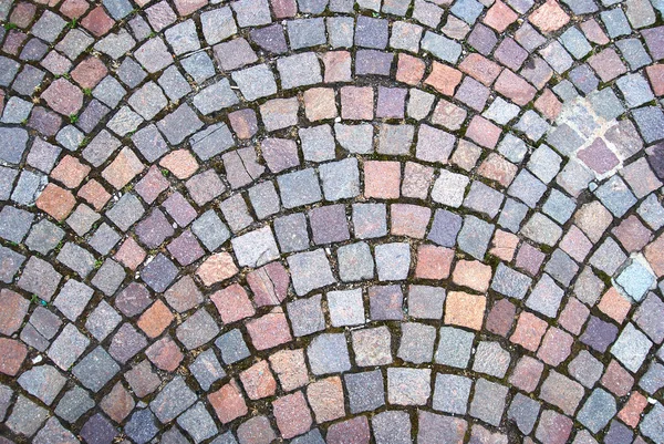 Textura do pavimento Cobblestone — Fotografia de Stock