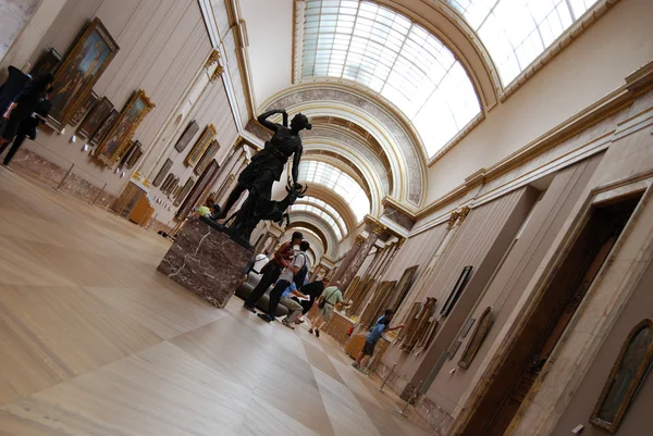 Louvre museum interior — Stock Photo, Image