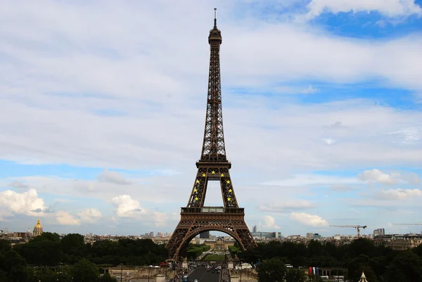 Tour Eiffel et centre ville de Paris — Photo