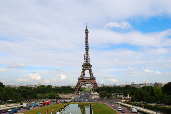 Eiffel Tower and Paris panoramic view