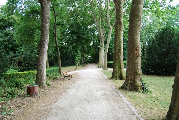 Leerer Fußweg im Saint Denis Park — Stockfoto