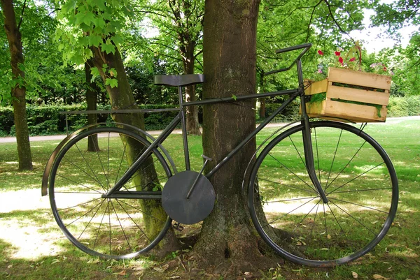 Bicicleta retro de grandes dimensões — Fotografia de Stock