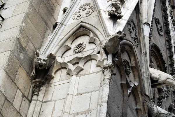 Gárgolas de la Catedral de Notre Dame Fotos De Stock
