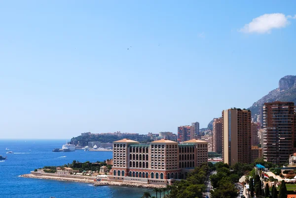 Monaco et la mer Méditerranée — Photo