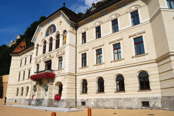 Stadhuis van Vaduz, liechtenstein — Stockfoto