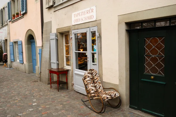 Fauteuil à bascule antique, Zurich — Photo