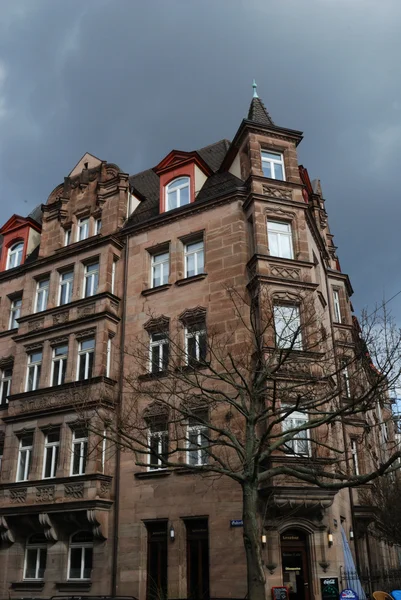 Huis in het centrum van de stad nuernberg — Stockfoto